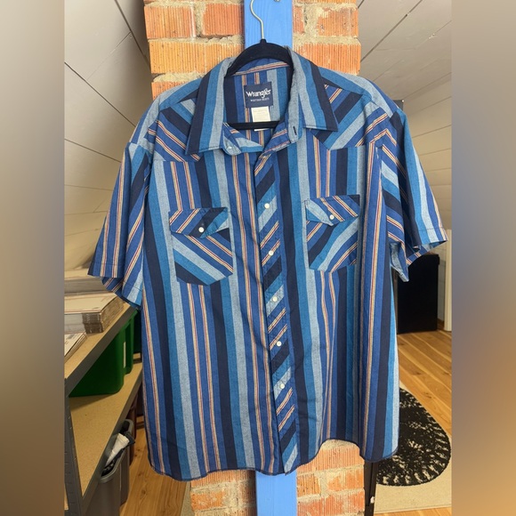 Men’s Vintage Wrangler Pearl Snap Button Up - Picture 4 of 4